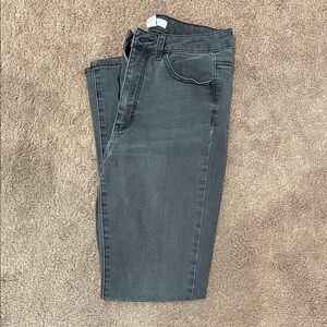 High Waist Skinny Black Women's Jeans